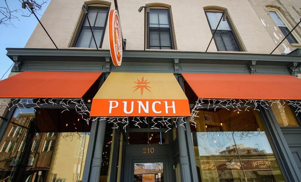 Punch Storefront Signs Made By Artisan Signworks in Frisco, TX