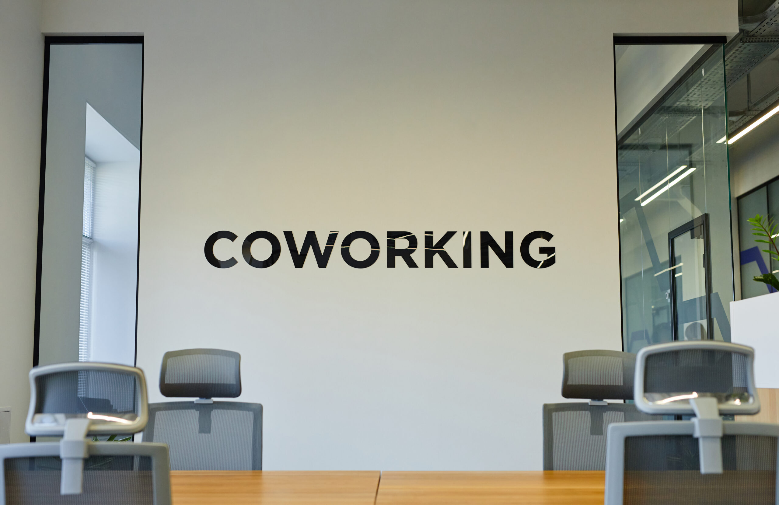 Coworking Custom Signs Made By Artisan Signworks in Frisco, TX